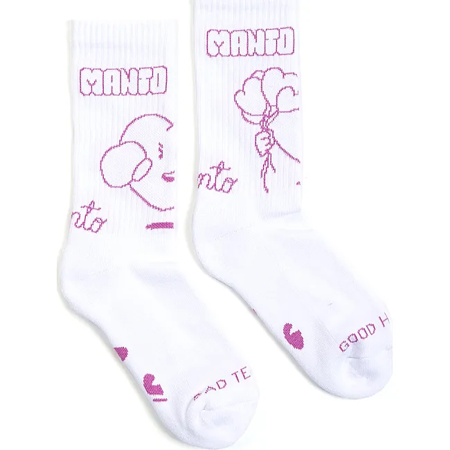 Шкарпетки MANTO x KTOF Heart White