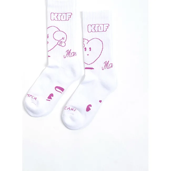 Шкарпетки MANTO x KTOF Heart White