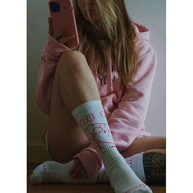 Шкарпетки MANTO x KTOF Heart White