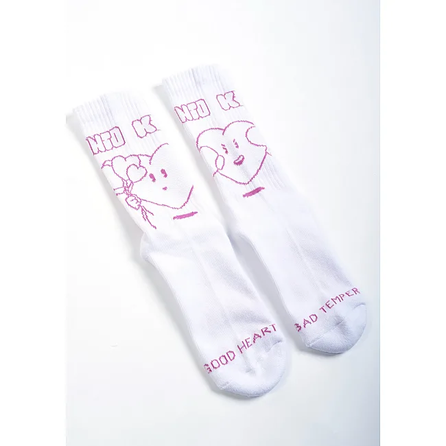 Шкарпетки MANTO x KTOF Heart White