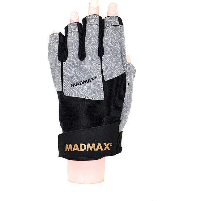 Перчатки для фитнеса MADMAX MFG-871 Damasteel Grey/Black