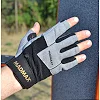 Перчатки для фитнеса MADMAX MFG-871 Damasteel Grey/Black
