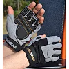 Перчатки для фитнеса MADMAX MFG-871 Damasteel Grey/Black