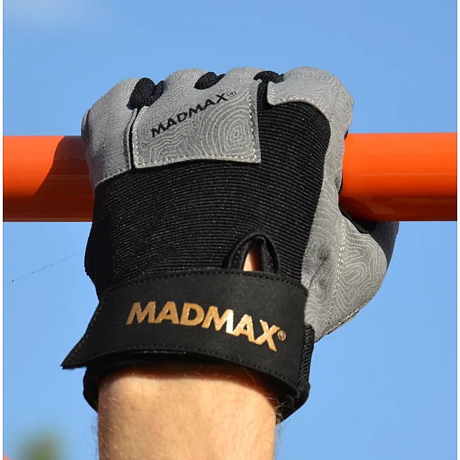 Перчатки для фитнеса MADMAX MFG-871 Damasteel Grey/Black