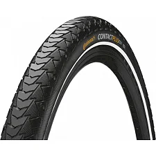 Покрышка на велосипед CONTINENTAL Contact Plus,28" | 700 x 47C (45C) | 28 x 1.75, черная, не складная, светоотражающая