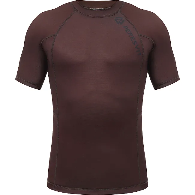 Рашгард PERESVIT Core Short Sleeve Dark Oak