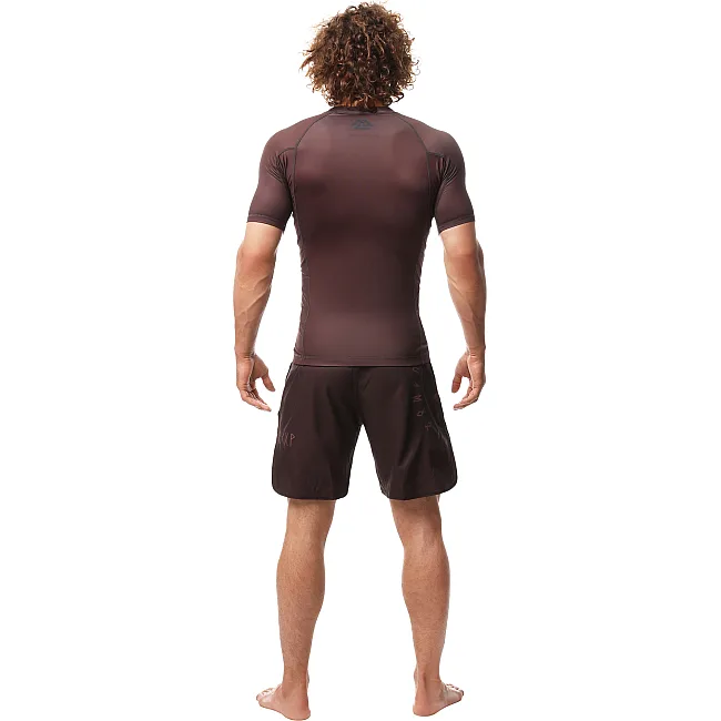 Рашгард PERESVIT Core Short Sleeve Dark Oak