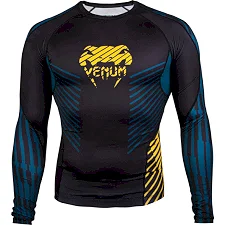 Рашгард з довгим рукавом VENUM Plasma Black