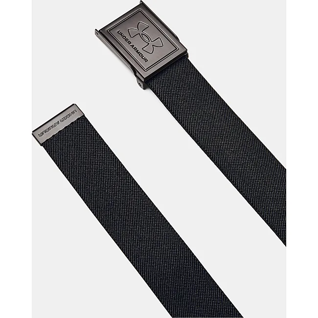 Ремінь двосторонній UNDER ARMOUR Drive Stretch Webbing Black Castlerock