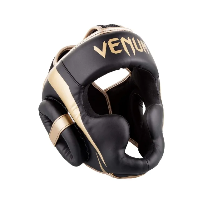 Шлем для бокса Venum Elite Black Gold