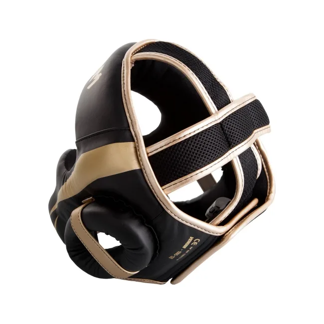 Шлем для бокса Venum Elite Black Gold