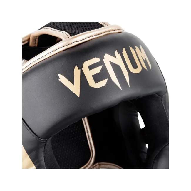Шлем для бокса Venum Elite Black Gold