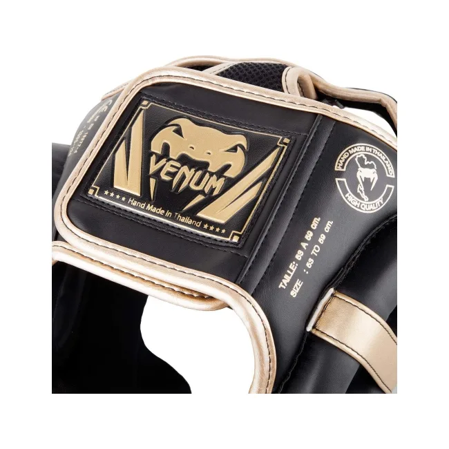 Шлем для бокса Venum Elite Black Gold