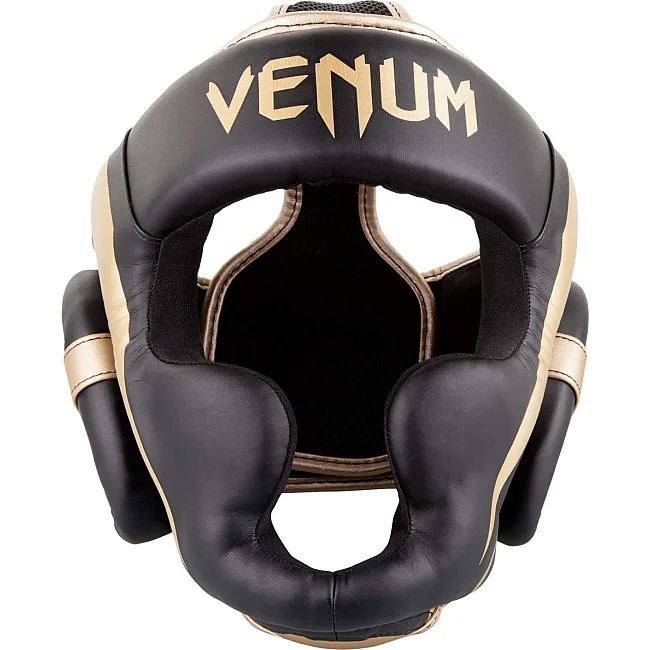 Шлем для бокса Venum Elite Black Gold