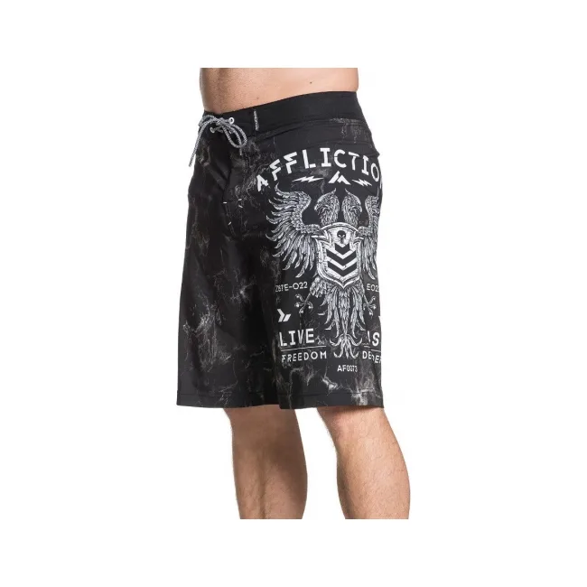 Шорты AFFLICTION Value Freedom Boardshort Black