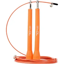 Скоростная скакалка 7SPORTS Elite Rope 3м. металлическая на подшипниках SK-5 оранжевая