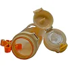 Спортивная бутылка CASNO 690 мл KXN-1219 Оранжевая (гуси) с соломинкойTRITAN