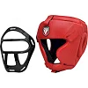 Тренировочный шлем с сеткой RDX Guard Red