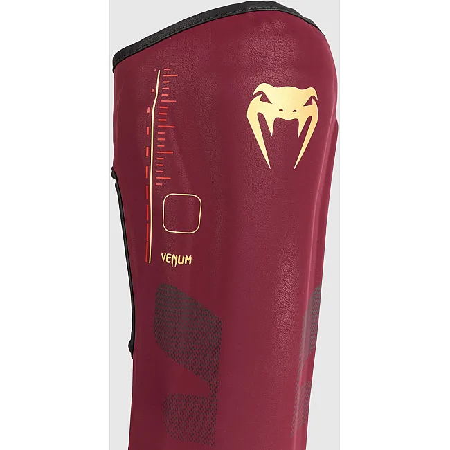 Захисні щитки для ніг VENUM Tactical XT - Black/Burgundy/Gold