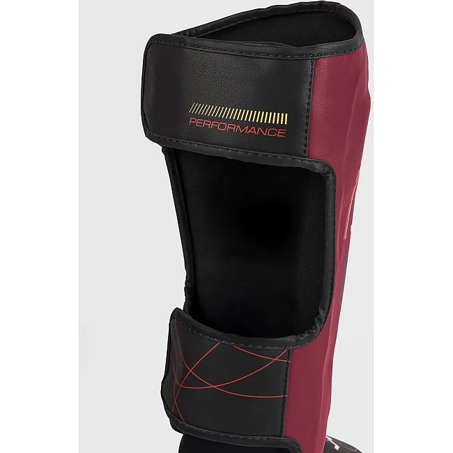 Захисні щитки для ніг VENUM Tactical XT - Black/Burgundy/Gold