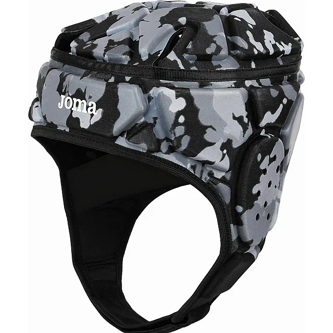Шлем защитный мягкий для игры в регби JOMA PROTECT 400704-110 (Черный-серый)