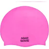 Шапочка для бассейна силиконовая для взрослых MADWAVE LIGHT M053503 (Розовый)