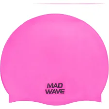Шапочка для бассейна силиконовая для взрослых MADWAVE LIGHT M053503 (Розовый)