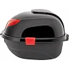 Центральный кофр для мотоцикла багажник задний SP-SPORT MS-5787 (Черный-красный)