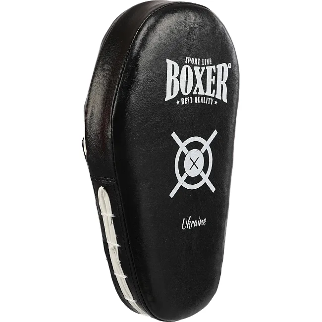Лапа боксерская прямая тренировочная удлиненная BOXER NEW 2008-N (Синий)