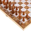 Шахматы шашки нарды 3 в 1 набор настольных игр деревянные SPRINTER 9034 размер 34см x 34м