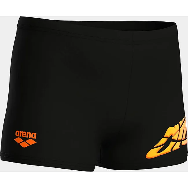 Плавки для мальчиков Arena LETTERING SWIM SHORT черный (для детей)