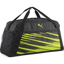 Сумка Puma ATTACANTO Sports Bag M 41L черный, желтый 55 х 28 x 27 см