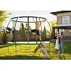 Батут Zipro Jump Pro Premium с внутренней сеткой 8 футов 252 см черно-зеленый
