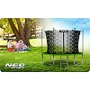 Батуты Neo-Sport с внутренней сеткой 6 футов 183 см черно-зеленый
