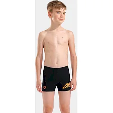 Плавки для мальчиков Arena LETTERING SWIM SHORT черный (для детей)