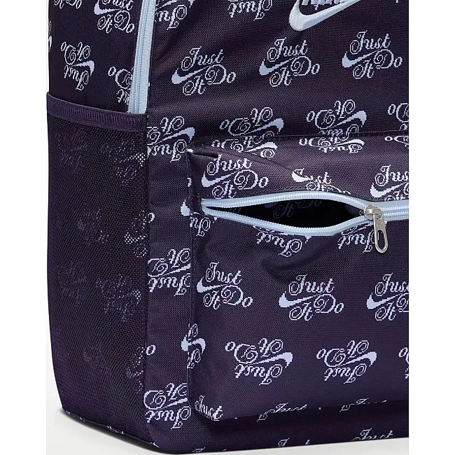 Рюкзак NIKE NK HERTGE BPK 2.0-ACC PRT SU26 23L фіолетовий (для дітей) 30,5 x 43 x 15 см
