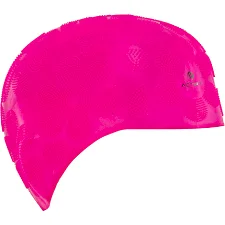Шапочка для бассейна силиконовая на длинные волосы SP-SPORT ACTIFY FLOWER PL-0785 (Малиновый)