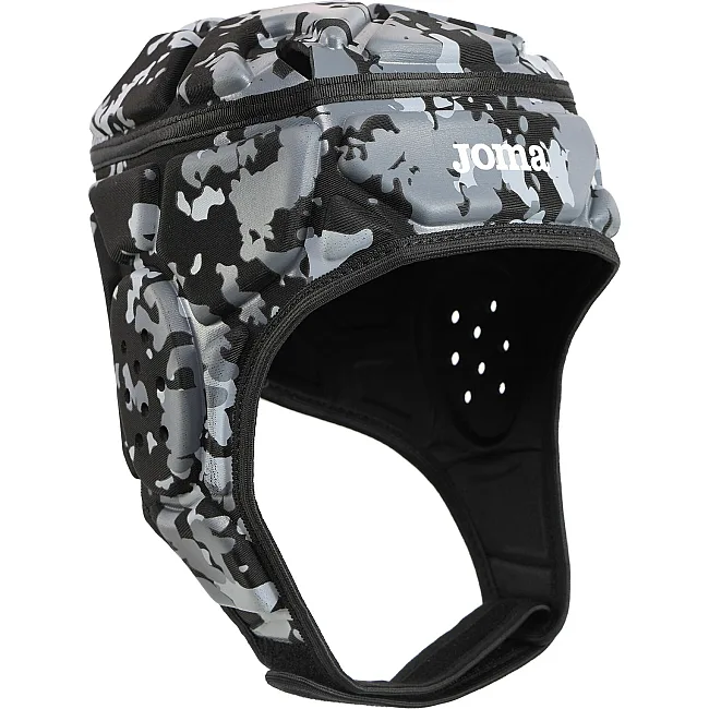Шлем защитный мягкий для игры в регби JOMA PROTECT 400704-110 (Черный-серый)