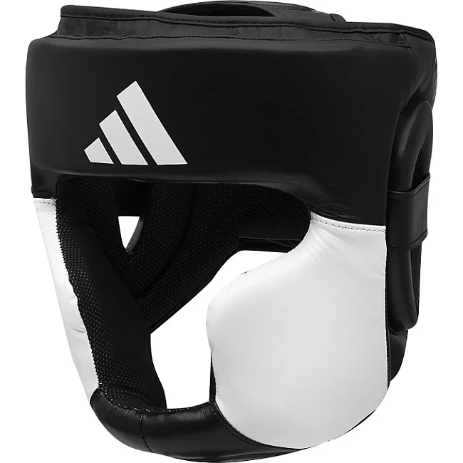 Боксерський шолом Adidas Response Standart (чорний-білий) adiBHG023