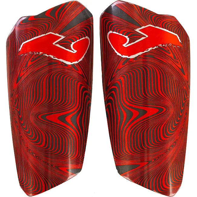 Щитки для футболу з тримачем щитків у комплекті JOMA SPARTAN 401674-106 (Червоний-чорний)