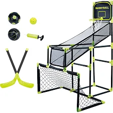 Детский игровой набор 3 в 1 inSPORTline SCS510, 130 x 100 см, черно-зеленый