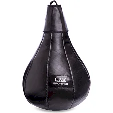Боксерська груша краплеподібна набивна SPORTKO GK-1 50x24см (Чорний)