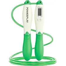 Скакалка со счетчиком PowerPlay 4216 Jump Rope Зеленая 2.8 см.