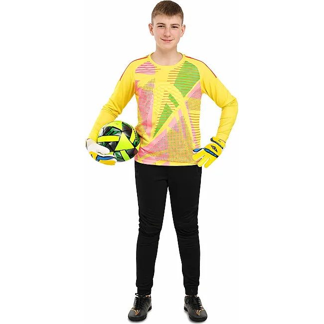 Форма воротарська дитяча светр та штани SP-SPORT B02 20-L (Жовтий)