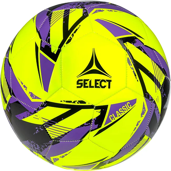 Футбольный мяч Select Classic v26 желтый, фиолетовый
