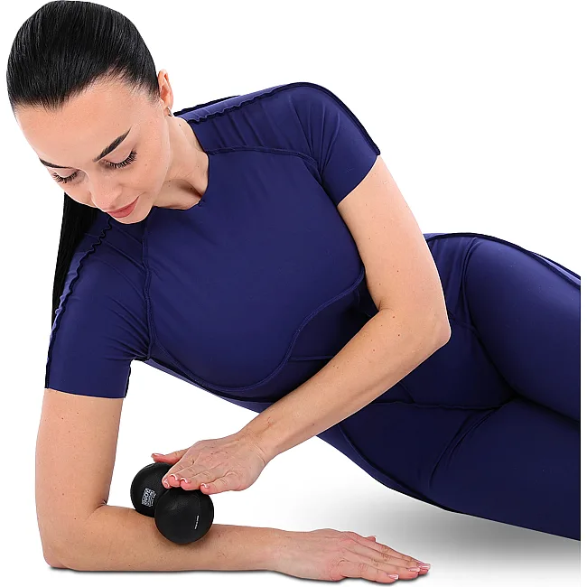 Мяч массажный двойной для МФР и самомассажа Duoball BODY SCULPTURE SXBB-0122-B ø6,5см