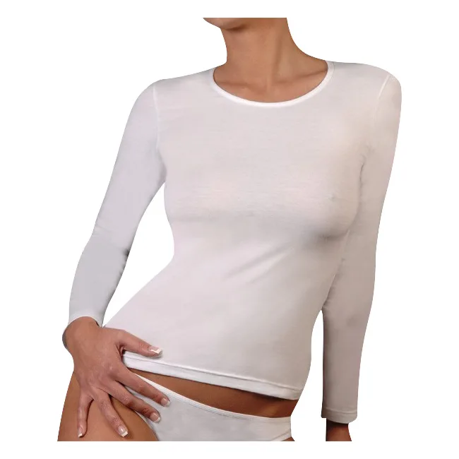 Футболка с длинным рукавом T-shirt Manica Lunga Girocollo женская