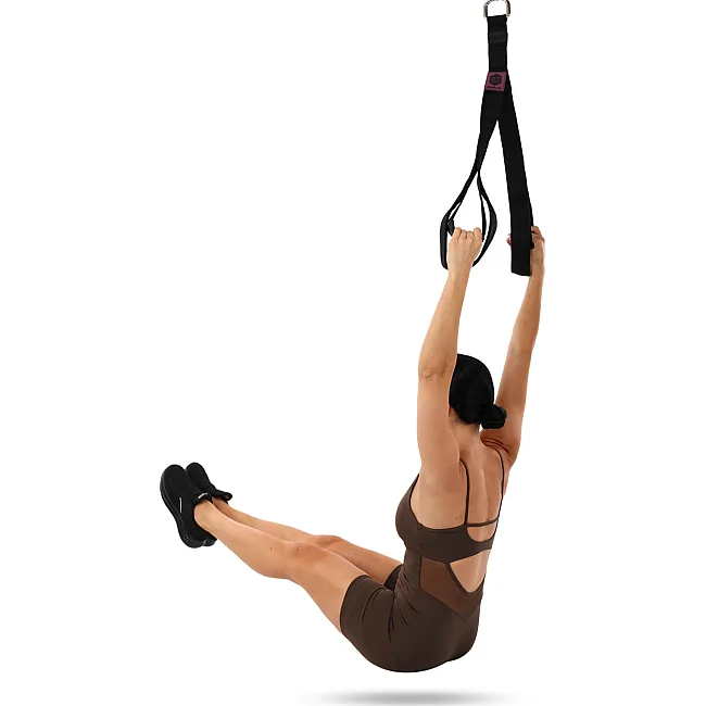 Стропа канат с ручками гибкая тяга для трицепса с двойным хватом SOFT TRICEP
 EZOUS F-10 73х5,5см