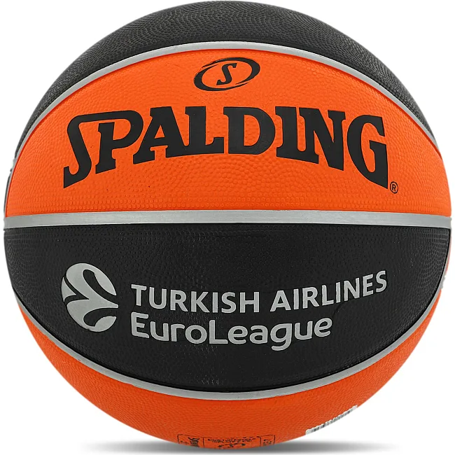 Баскетбольный мяч
 резиновый SPALDING TF 150 см
 EURO TURK 84506Z
 7 (Черный-оранжевый)