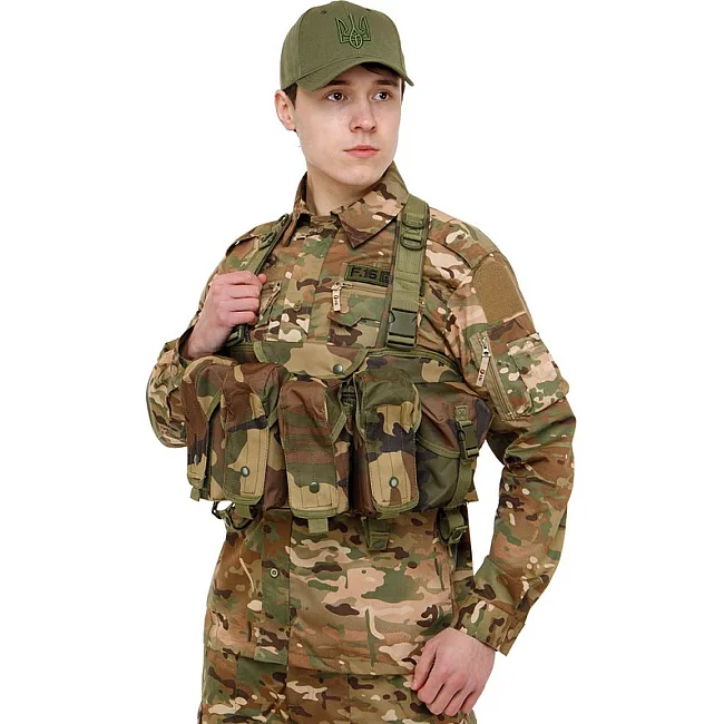 Жилет разгрузочный с подсумками
 MILITARY RANGERS
 ZK-V-102 48х59см (Оливковый)